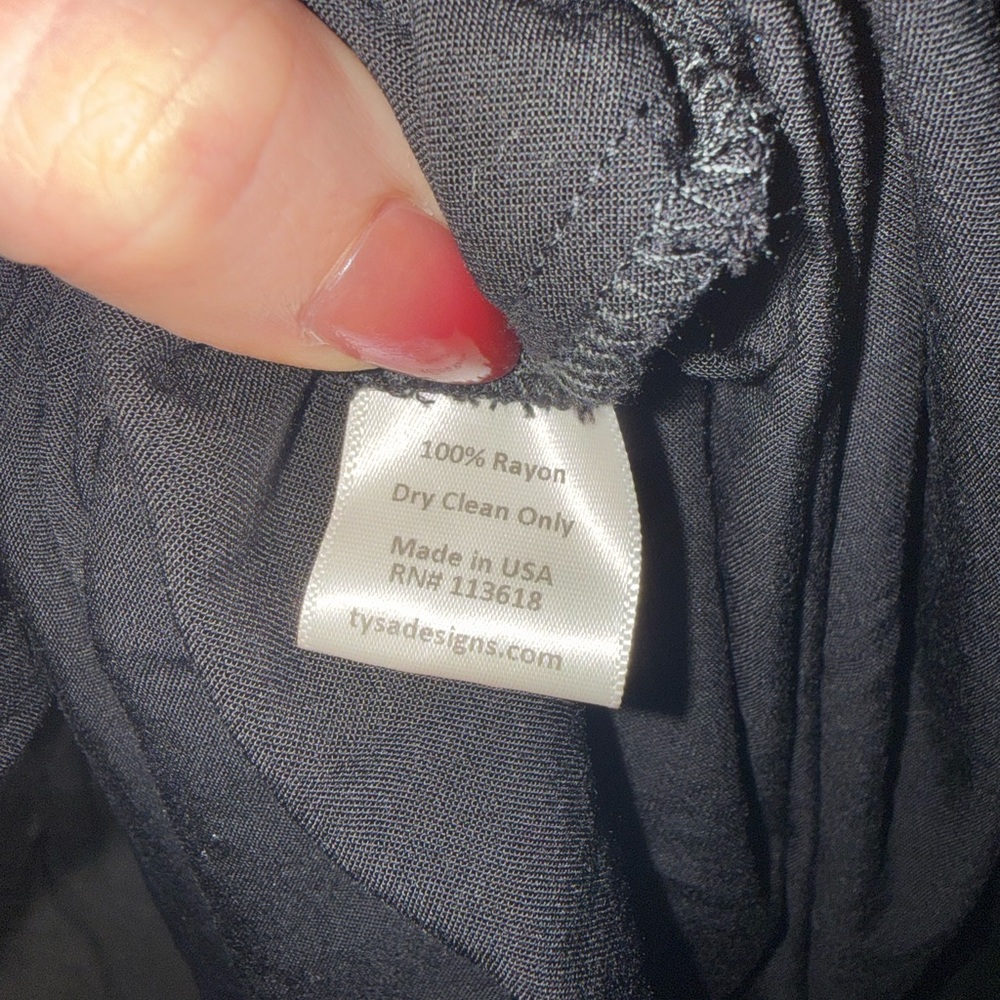 TYSA SONOMA PLAYSUIT BLACK 2/3 - Picture 6 of 6